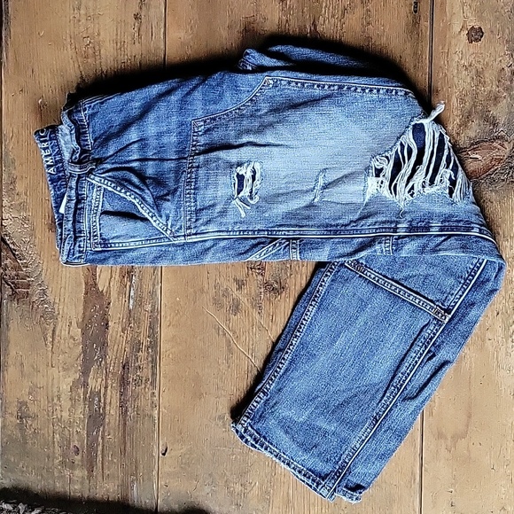 American Eagle Men's destroyed slim fit jeans 31/30 - Picture 1 of 10